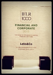 IFLR 1000 Financial and Corporate 2015