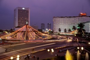 Blurred Evening Traffic