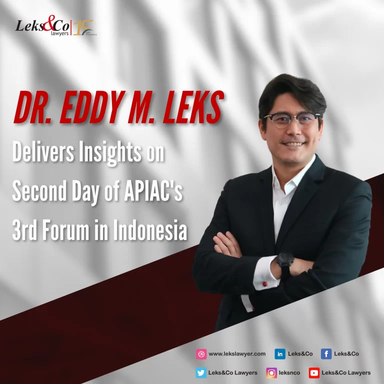 Dr. Eddy M. Leks Delivers Insights on Second Day of APIAC's 3rd Forum in Indonesia