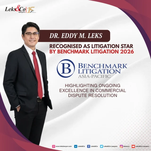 Dr. Eddy M. Leks Benchmark Litigation 2026