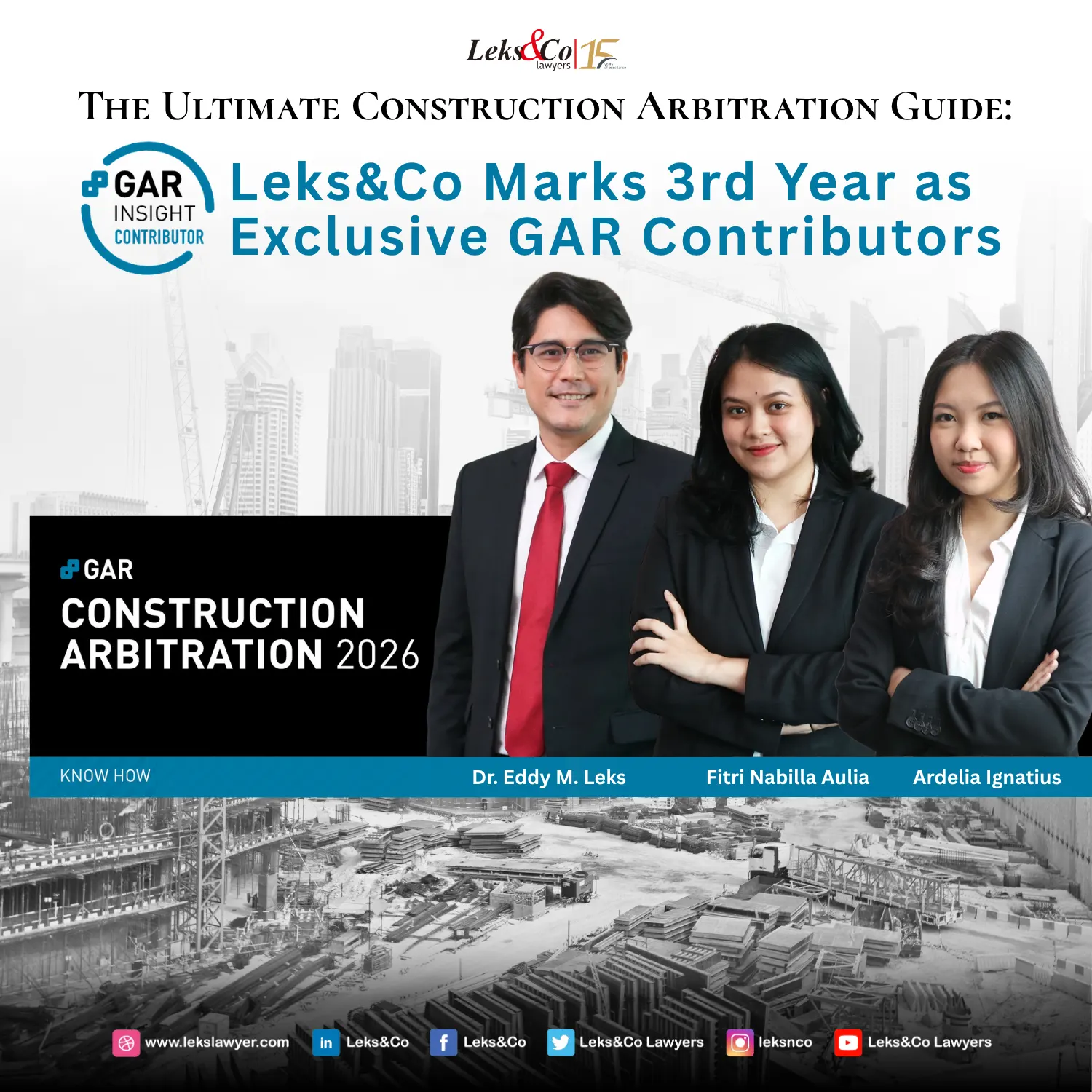 Leks&co marks 3rd year as exclusive gar contributors